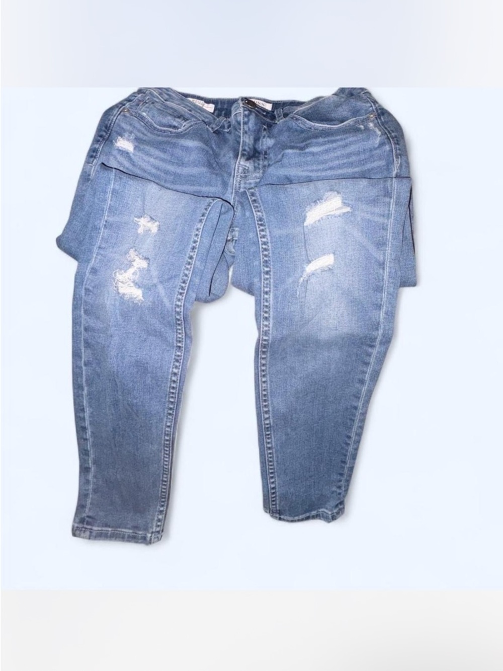 Vigoss Light Blue Ripped Skinny Jeans